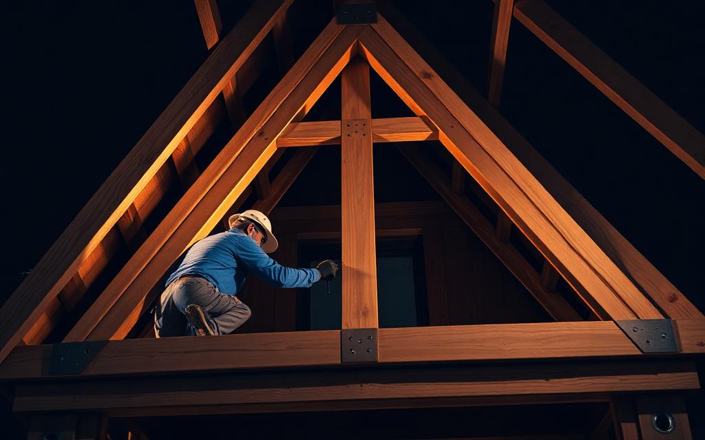 Dachstuhl professionell aufbauen