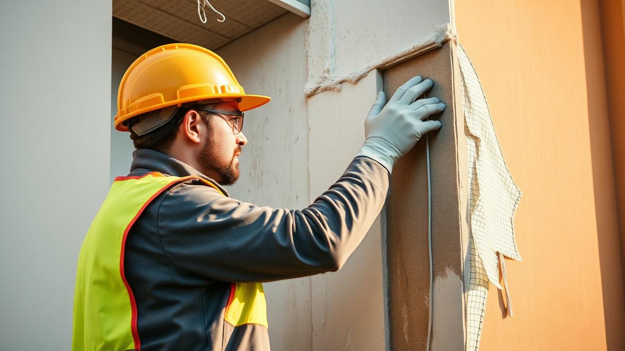 Fassade mit Gewebe richtig armieren
