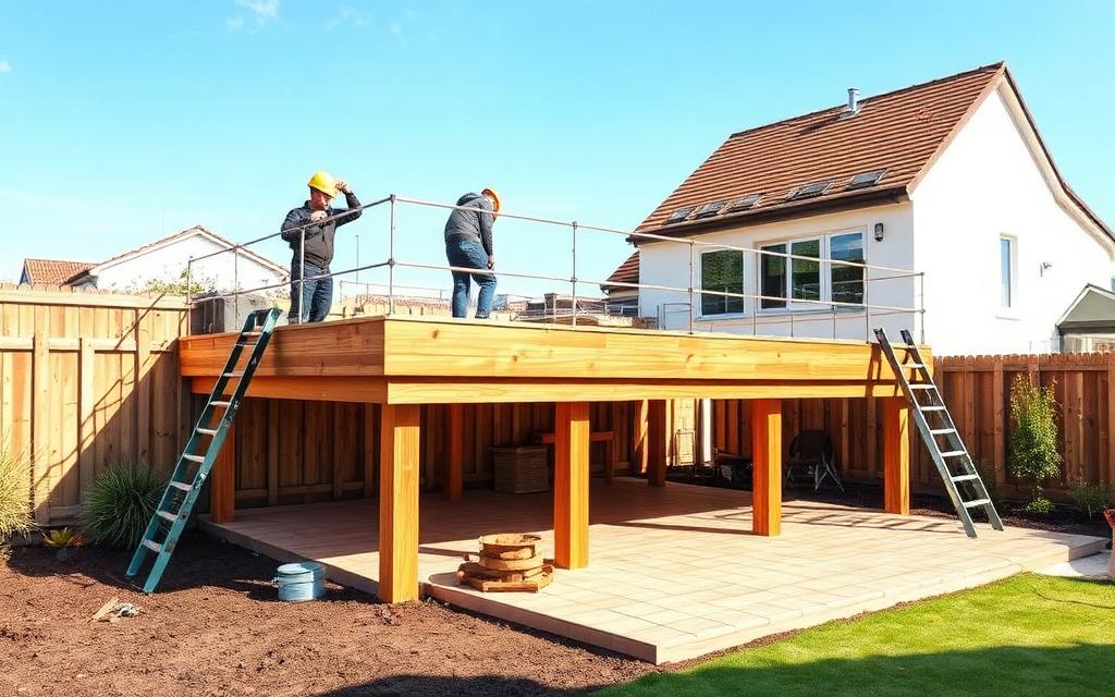 Terrasse bauen